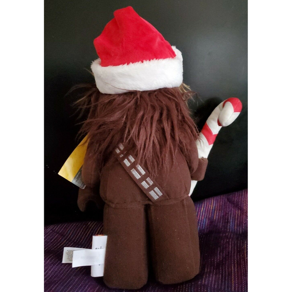 LEGO Star Wars CHEWBACCA W/ Candy Cane Holiday Christmas 13” Plush 2020 - Picture 3 of 3